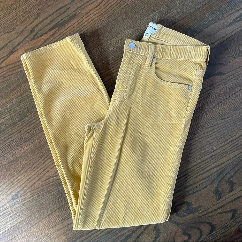 J. Crew Fall 2021 vintage slim straight corduroy pant